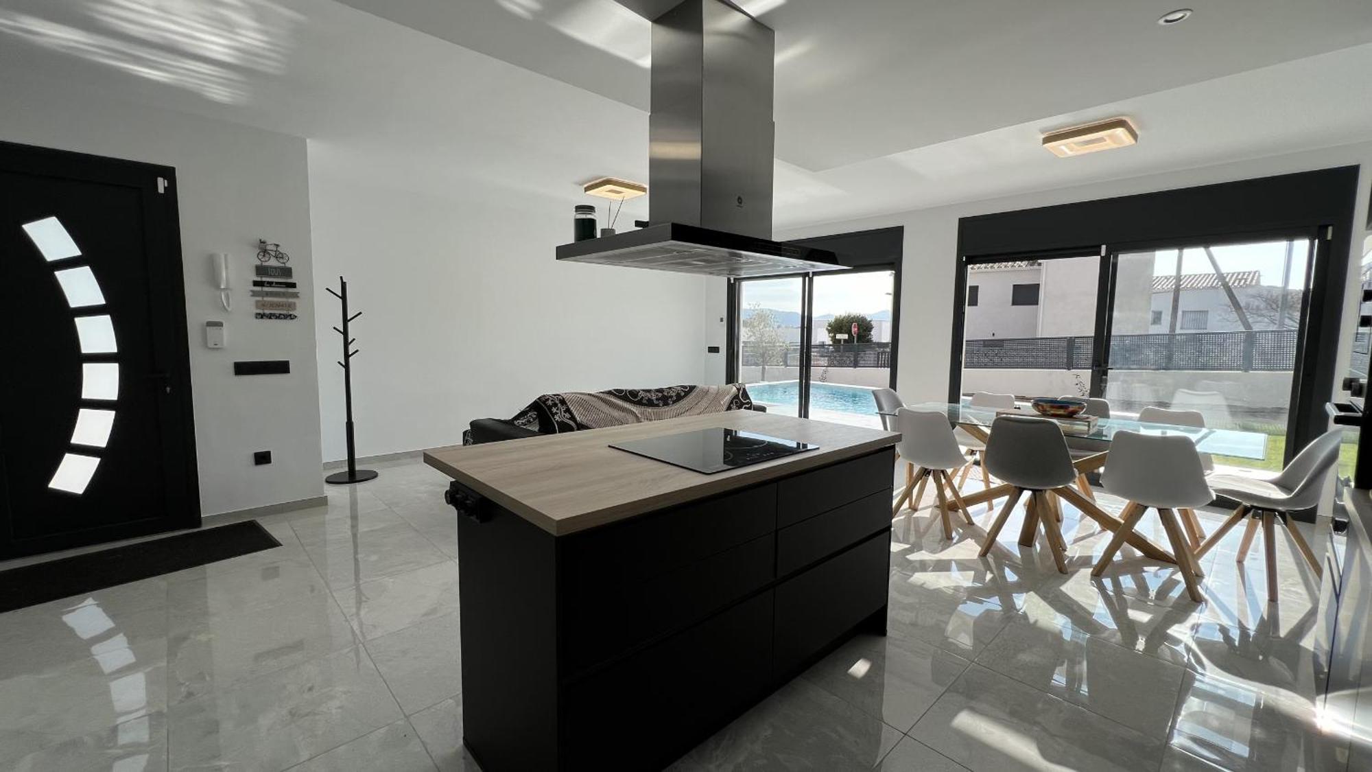 帕劳·萨巴尔德拉Casa Moderna Roses Con Piscina Y Jardin Mas Bosca, Roses别墅 外观 照片